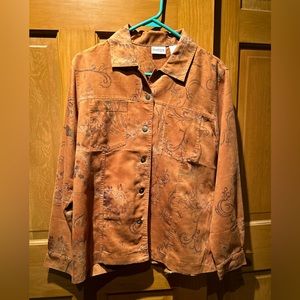 Chicos Button Down top, size 1 (M/8)